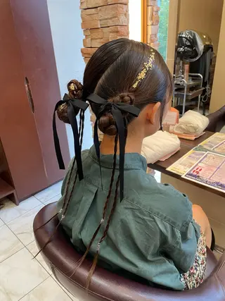 ロング 肌までキレイ見え✨️ 赤み消し特化のヘアスタイル