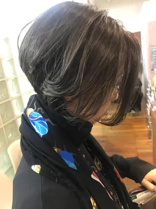 ショート カラー ニュアンスヘア☆樋口 希世☆のヘアスタイル