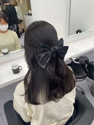 ロング カラー ヘアアレンジ 🫧暗染艶カラー🫧 yosuke横浜のヘアスタイル