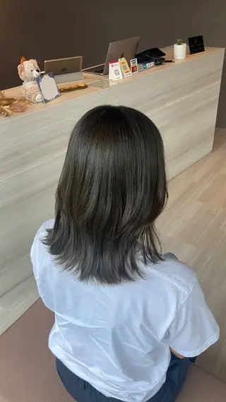 ミディアム カラー 岐阜/各務原 スタイリスト🎀のヘアスタイル