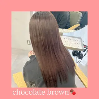 ロング カラー aoi/暖色カラー/ プツッとボブ🎀のヘアスタイル