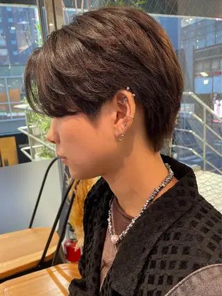 ミディアム メンズ メンズ/艶髪/カラー サクラ🌸のヘアスタイル