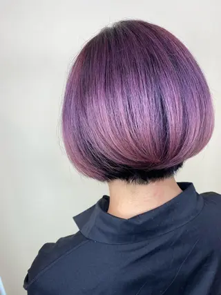 ショート カラー ✴︎ヒラガカナ✴︎ ECLAT HAIRのヘアスタイル