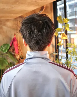 ショート メンズ 木村陸弥 透明感/ 赤み消し/オリーブのヘアスタイル