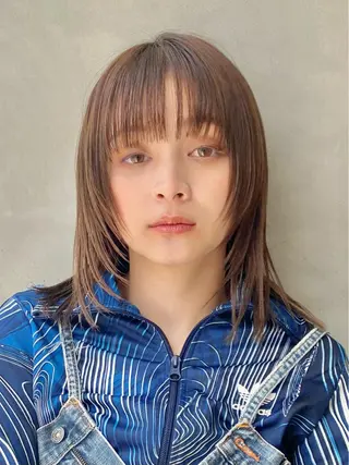 ミディアム カラー yiye 青山所属・無料カットモデル募集 🌱ひょうがのヘアスタイル