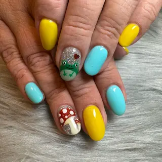 ネイル EARTH守谷店所属・🩶EARTH守谷店 YURA🦋のネイルデザイン