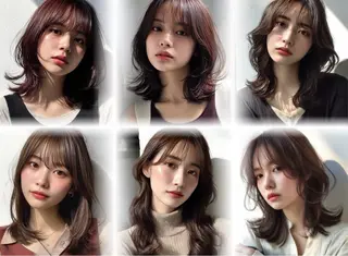 カラー 磯田 拳のヘアスタイル