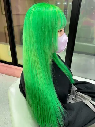 ロング カラー Chérie所属・Chérie 渋谷/カラーサロンのヘアスタイル