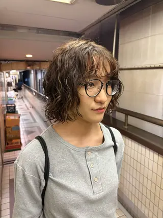 ミディアム パーマ kaito パーマ募集🌀😵‍のヘアスタイル
