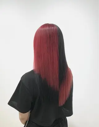 ロング カラー ヘアアレンジ キヨミ 韓国レイヤーカットのヘアスタイル