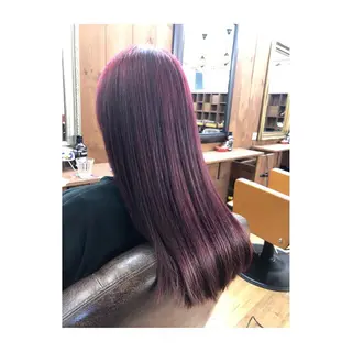 セミロング カラー IROHA所属・髪質改善縮毛矯正なら ✨伊藤佳祐✨のヘアスタイル