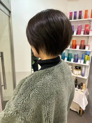 ショート レイヤー／ショート 似合わせ🥇のヘアスタイル