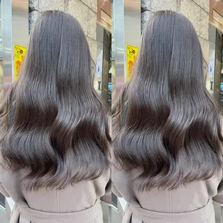 ロング カラー 色気グレージュ 🤍kosuke🤍のヘアスタイル