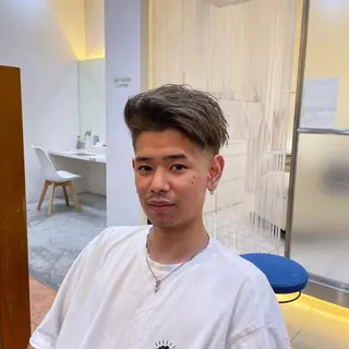 ショート カラー メンズ メンズスタイル 完全再現/仁翔のヘアスタイル