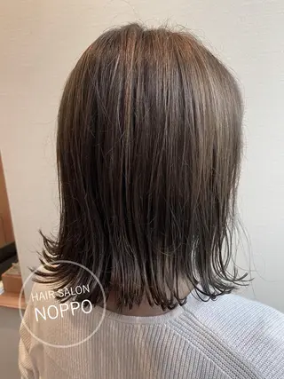 ミディアム カラー noppo所属・NOPPO 和泉市 美容室/奥村 飛鳥のヘアスタイル