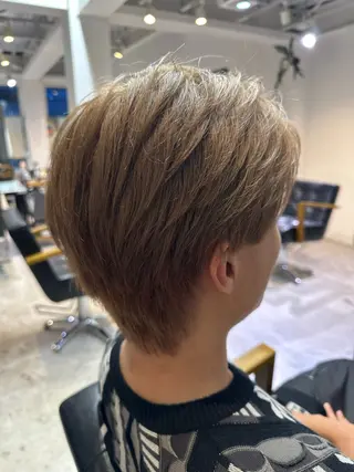 ショート カラー パーマ メンズ メンズカット・パーマ 特化Maayaのヘアスタイル