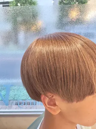 ショート カラー ボブ/インナーカラー ショート/佐野祥子のヘアスタイル