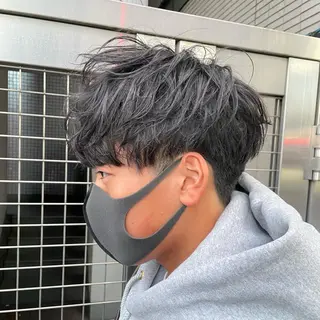 ショート パーマ メンズ 【メンズ縮毛矯正】 田中秀斗のヘアスタイル