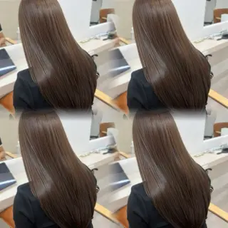 カラー ひなこ♡艶カラー/ ベージュ🤍透明感のヘアスタイル