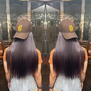 ロング カラー レイヤー/ボブ/ ミニボブ/AOIのヘアスタイル