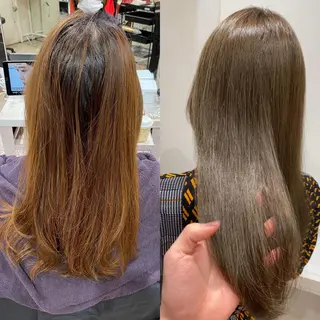 ロング On所属・顔まわりカット🌟 くびれヘア/寺門遥輝のヘアスタイル