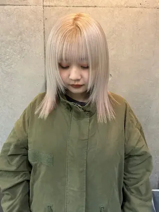 ミディアム カラー レイヤーカット/ルー ツカラー/EMIRIのヘアスタイル