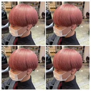 ミディアム カラー メンズ 🟣メンズパーマ 川端 永遠🟣のヘアスタイル