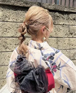 ヘアアレンジ メンズモテパーマ💙 fuwaのヘアスタイル