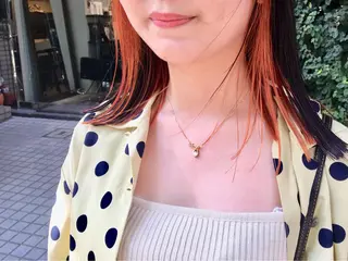 ミディアム カラー ヘアアレンジ inq sakae所属・りん🌷︎名古屋 透明感カラー/カットのヘアスタイル