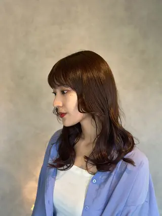 ミディアム uhiyama shotarouのヘアスタイル