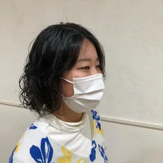 ミディアム パーマ 🩵ANELA東口 齋藤琴音💚のマツエク・マツパデザイン