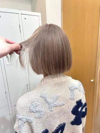 ショート カラー 田中大星 /ボブ 縮毛矯正のヘアスタイル