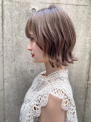 ショート 👑毛流れ、艶髪◉ 縮毛矯正錦糸町ヒガシのヘアスタイル