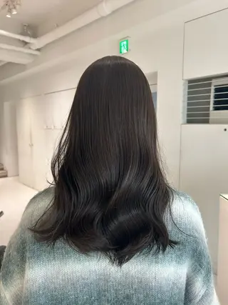 セミロング モテ髪💞ツヤカラー ˚✧₊amuのヘアスタイル