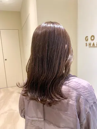 ミディアム カラー 本格ヘッドスパ🌿 ×ヘア　佐藤のヘアスタイル