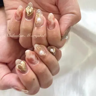 ミディアム Nailsalon M-crystalのネイルデザイン