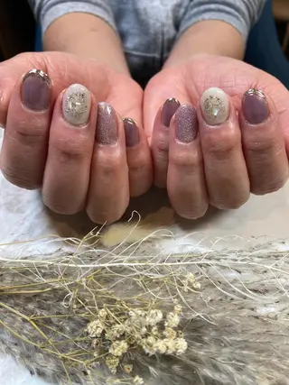 ミディアム ネイル ネイルサロン ステラのネイルデザイン