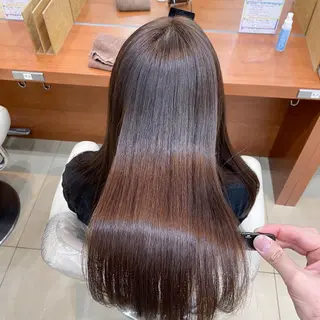 ロング カラー 縮毛矯正/髪質改善 /韓国風　山川春輝のヘアスタイル