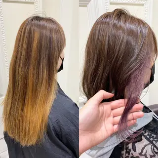 ミディアム 【暗め透明感カラー】 【インナー】小島良太のヘアスタイル