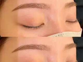 アイブロウ カラー・マツパ🖤 モデル募集Akaneのマツエク・マツパデザイン