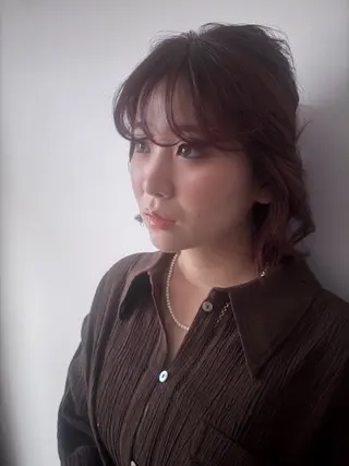 カラー ヘアアレンジ NAVY miyoshiのヘアスタイル
