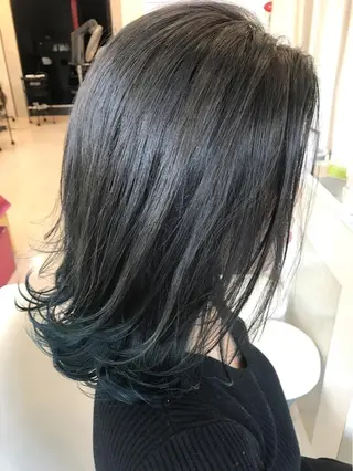 ミディアム カラー 武田 清久のヘアスタイル