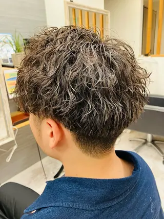 パーマ メンズ メンズ特化/パーマ/ フェードWATARUのヘアスタイル