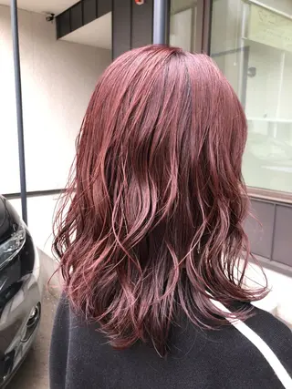 セミロング カラー 🌼RIKA🌼レデ ィース専門💖のヘアスタイル