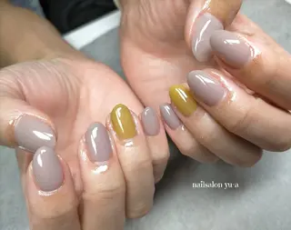 ネイル ネイル&ホワイトニング   Yu-a所属・yu-a  スカルプ ネイルakiのネイルデザイン