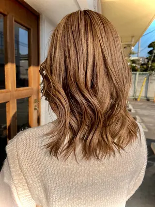 セミロング ☺︎宮田 麻衣☺︎のヘアスタイル