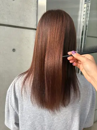 ロング abe yuikaのヘアスタイル