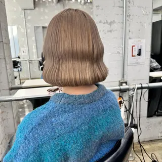 ミディアム カラー ヘアアレンジ 💗💗韓国レイヤー yu-ki💗💗のヘアスタイル