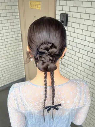 ヘアアレンジ 推し活*イベントヘア 💕ゆり🐈🐾のヘアスタイル