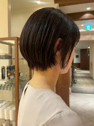 ショート ボブ ホノカのヘアスタイル